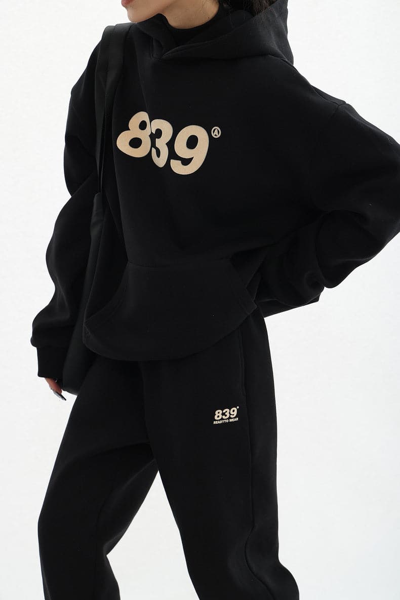 Retro Numeric Signature Hoodie
