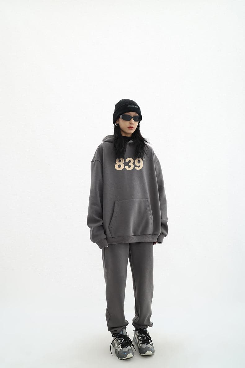 Retro Numeric Signature Hoodie