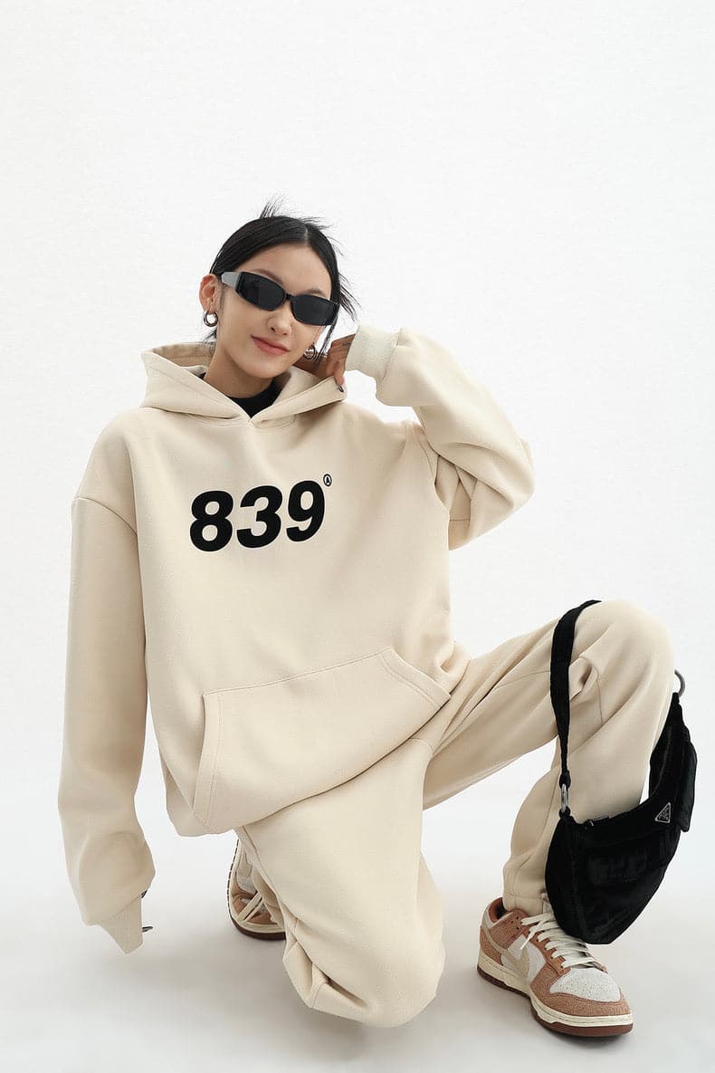 Retro Numeric Signature Hoodie