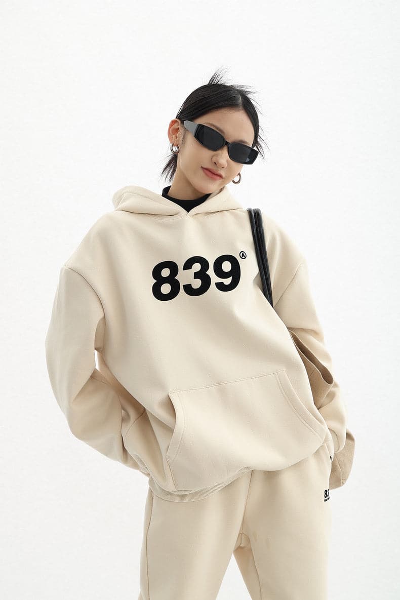 Retro Numeric Signature Hoodie