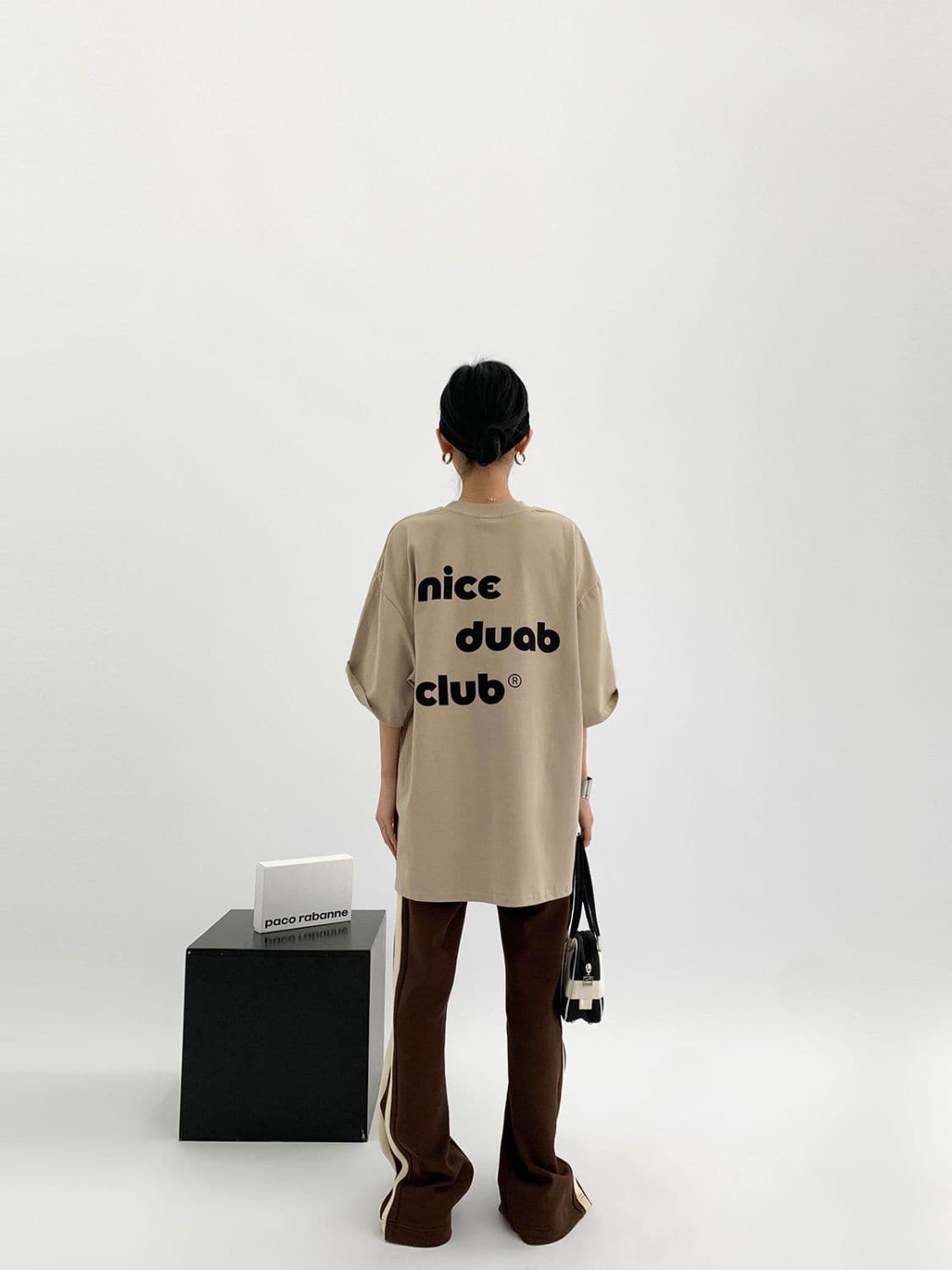 A Letter Print T-shirt - Sharbhy
