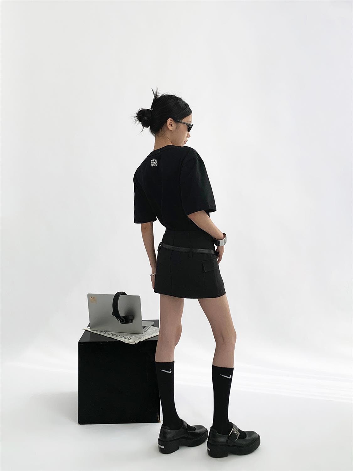 Heavyweight Cotton with Loose Fit and Ins T-shirt - Sharbhy