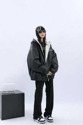 Urban Frostbite Oversized Leather Parka