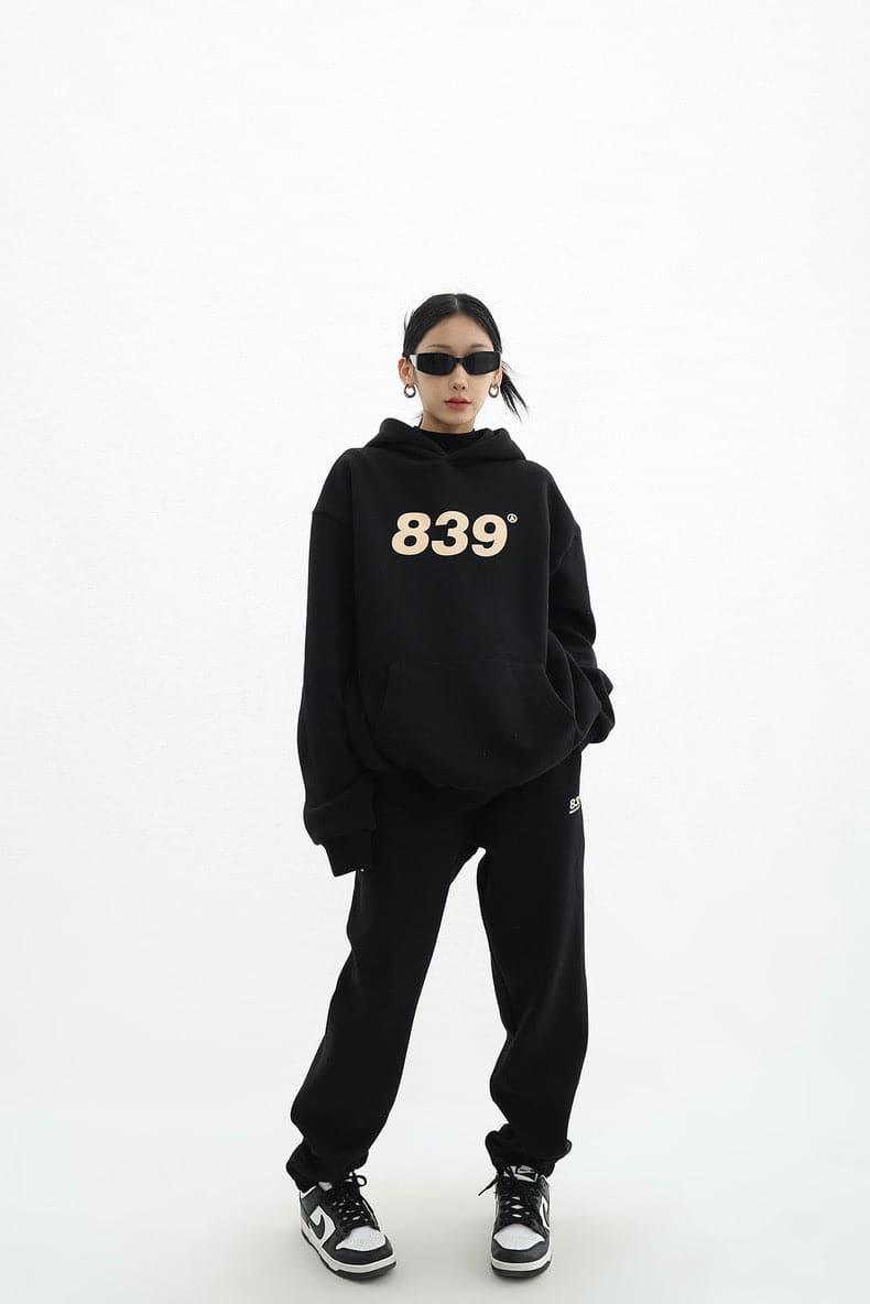 Retro Numeric Signature Hoodie