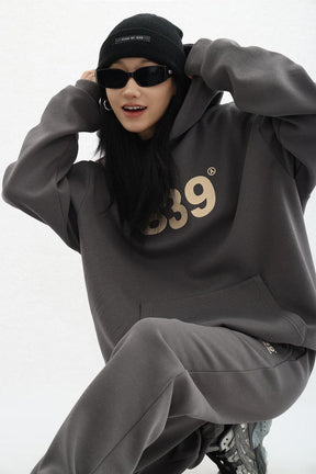 Retro Numeric Signature Hoodie
