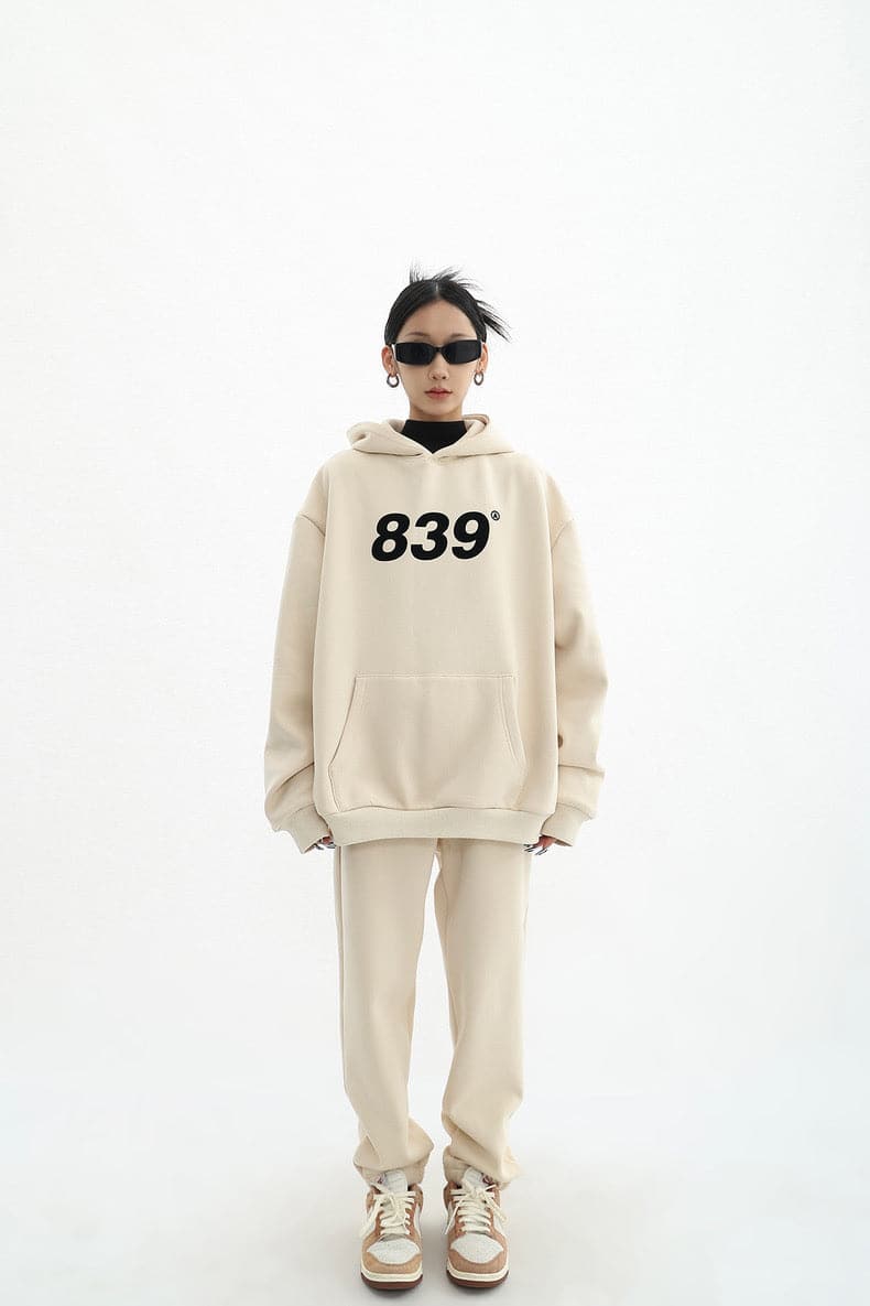 Retro Numeric Signature Hoodie