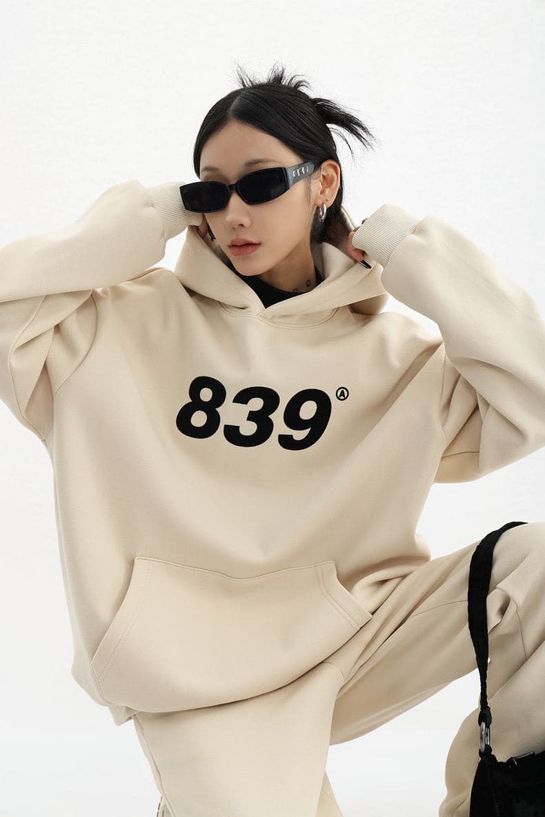 Retro Numeric Signature Hoodie